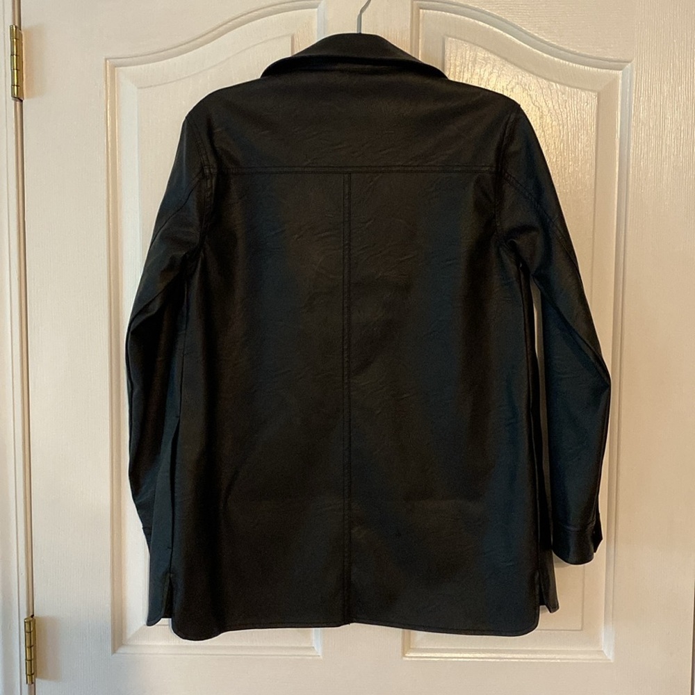 Eclipse Leather Shacket - Picture 3 of 3